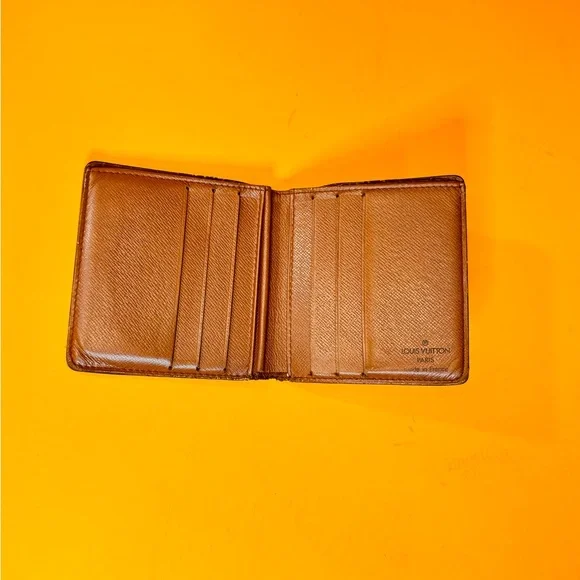 Louis Vuitton Brown and Gold Monogram Card Holder pocket organizer - Picture 3 of 12